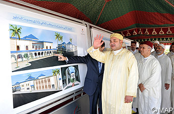 HM the King lays in Nador foundation stone for religious, cultural, administrative complex