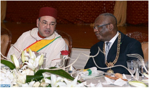 Malian President offers official dinner in honor of HM the King