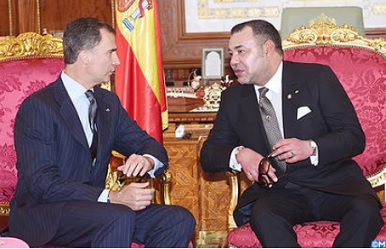HM King Mohammed VI Holds Talks with HM King Felipe VI of Spain
