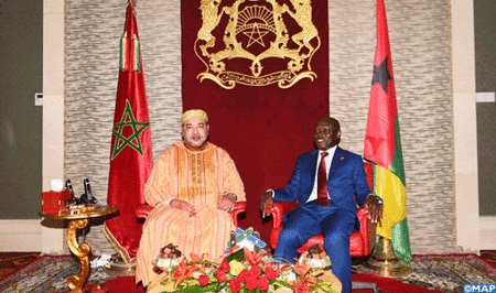 HM King Mohammed VI Meets with Guinea-Bissau’s President