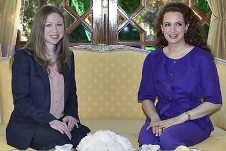 Princess Lalla Salma receives Chelsea Clinton in Marrakech