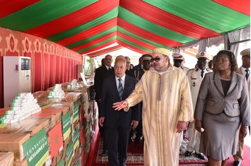 HM the King Hands Donation of 14 Tons of Medicines to Health Authorities in Gabon