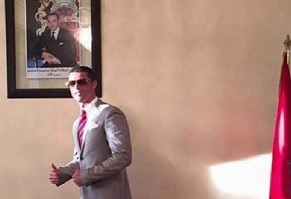 Picture of Ronaldo Near Picture of King Mohammed VI Goes Viral