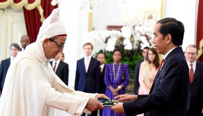 President Jokowi Received Letter of Credential Ambassador of Morocco