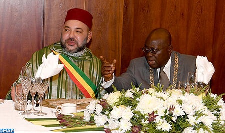 Ghanaian Pres. Offers Official Luncheon in Honor of HM the King
