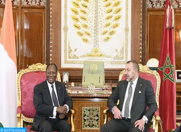 HM the King Meets with Ivorian President