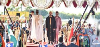 Official Welcoming Ceremony in Rabat for Nigerian President