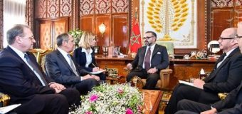 HM King Mohammed VI granted an audience  to the Foreign Minister of the Russian Federation Serguei Lavrov